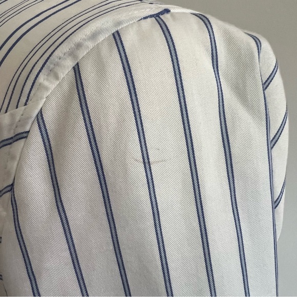 BCBGMaxAzaria Azriel Striped Shirt Dress Women Size XS Cotton Casual Collar - Picture 10 of 13